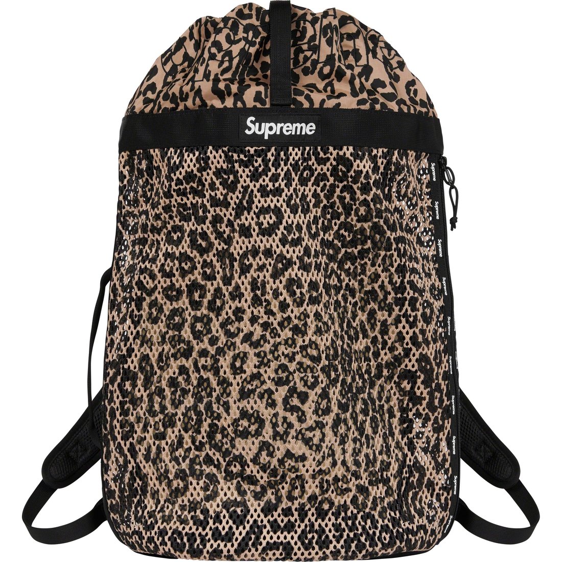 Details on Mesh Backpack Leopard from spring summer 2023 (Price is $118)