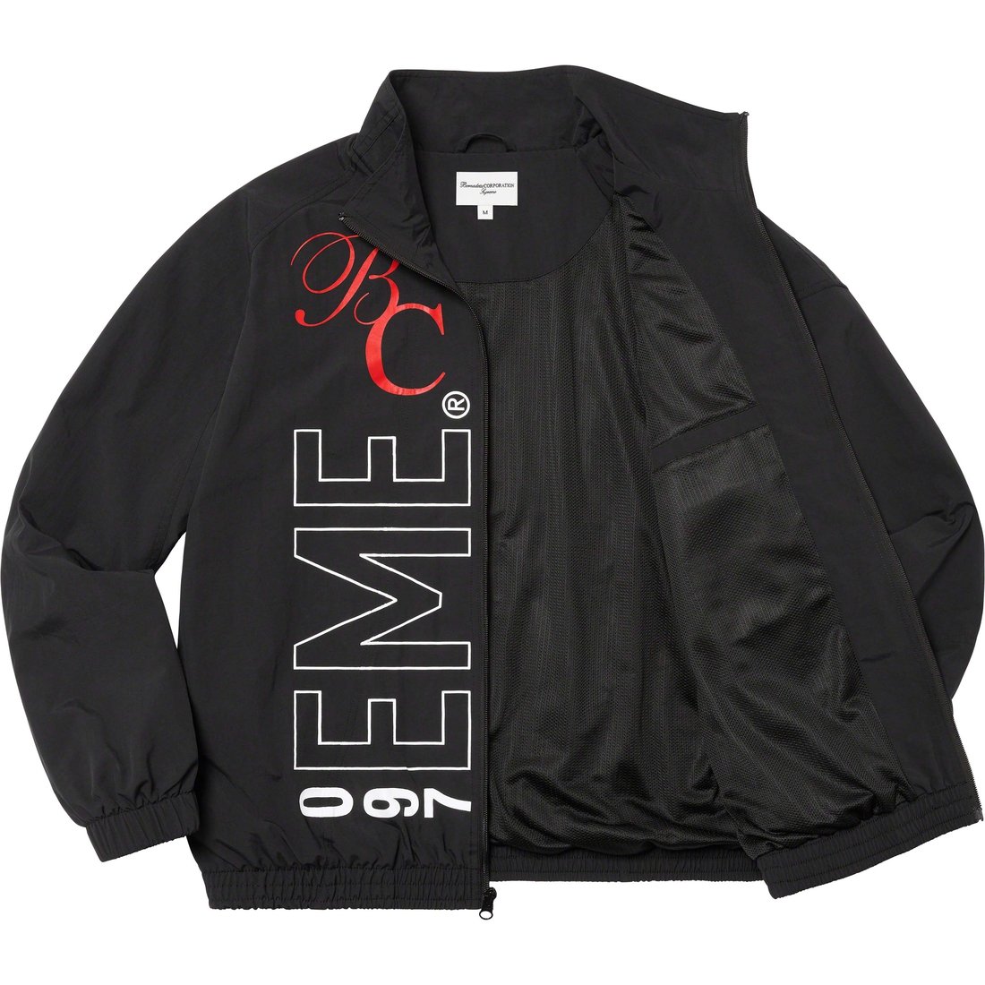 Details on Supreme Bernadette Corporation Track Jacket Black from spring summer
                                                    2023 (Price is $188)