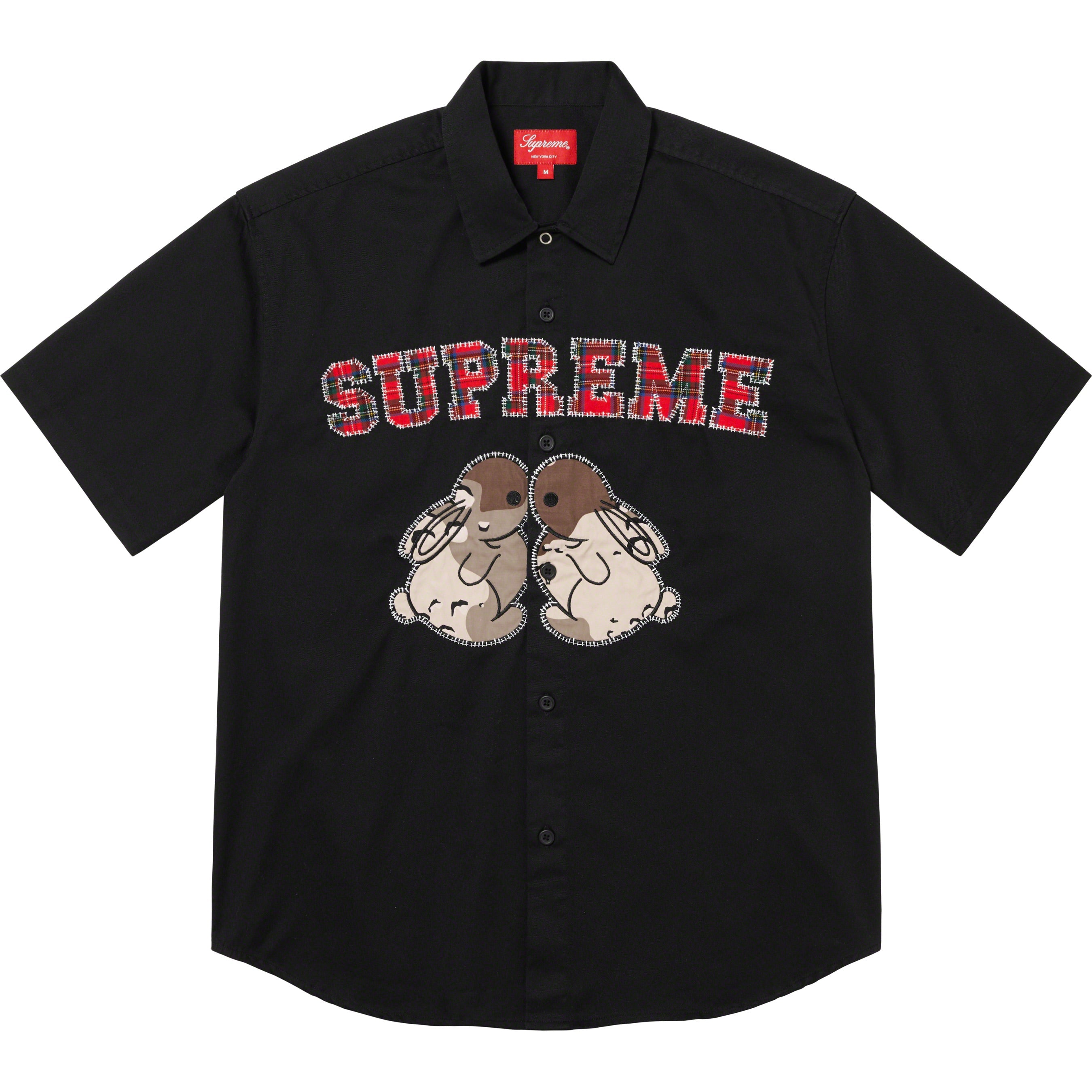 Supreme Bunnies S/S Work Shirt Ｌ