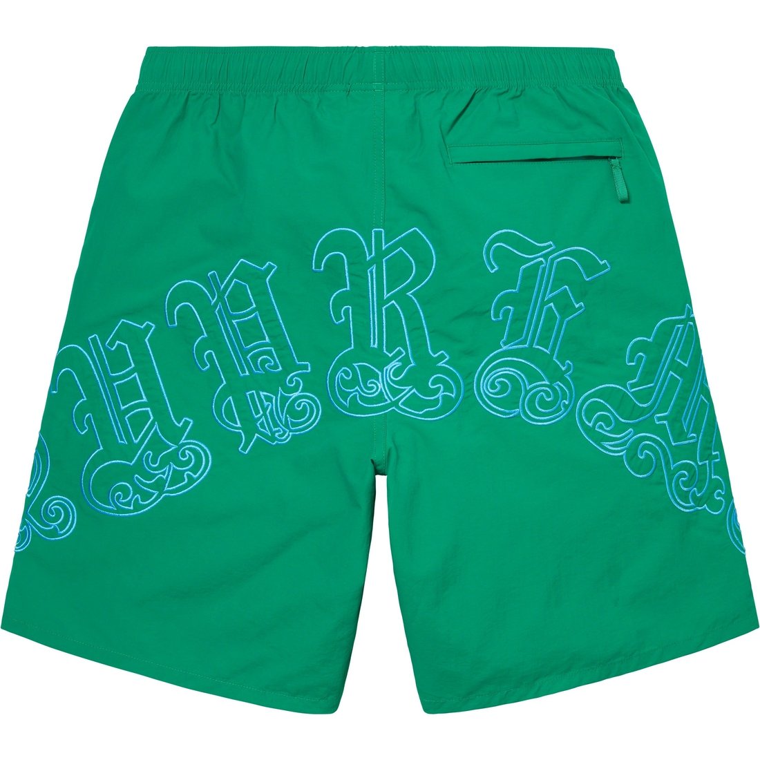 Details on Old English Nylon Short Green from spring summer
                                                    2023 (Price is $110)