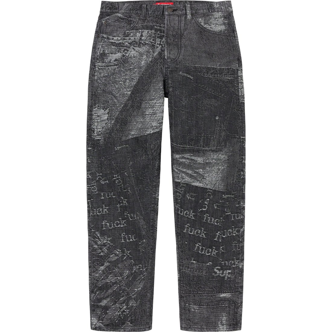 Details on Archive Denim Jacquard Regular Jean Black from spring summer
                                                    2023 (Price is $248)