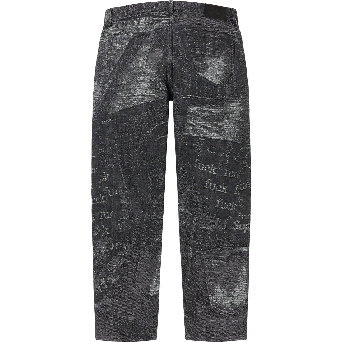 Details on Archive Denim Jacquard Regular Jean Black from spring summer
                                                    2023 (Price is $248)