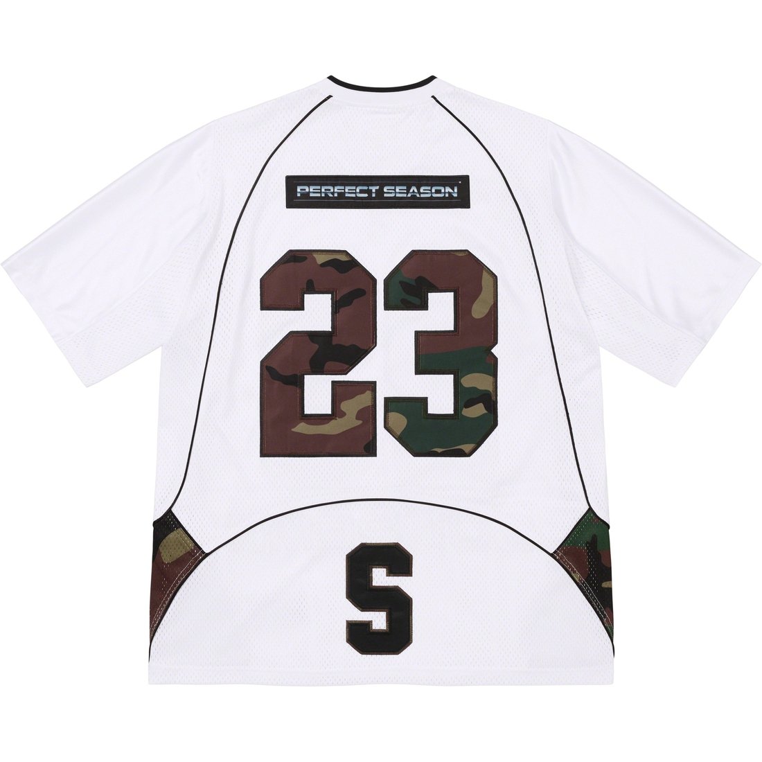 Details on Perfect Season Football Jersey White from spring summer
                                                    2023 (Price is $118)