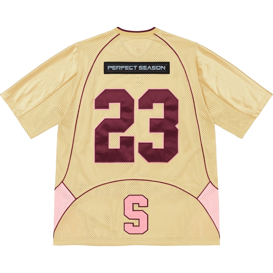 Details on Perfect Season Football Jersey Gold from spring summer
                                                    2023 (Price is $118)