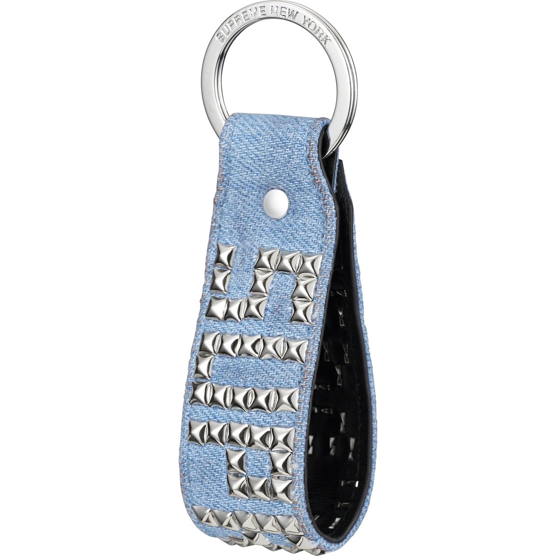 Details on Supreme Hollywood Trading Company Studded Keychain Denim from spring summer
                                                    2023 (Price is $68)