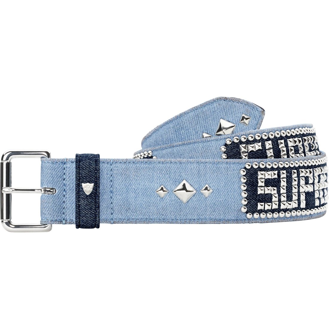 Details on Supreme Hollywood Trading Company Studded Belt Denim from spring summer
                                                    2023 (Price is $268)