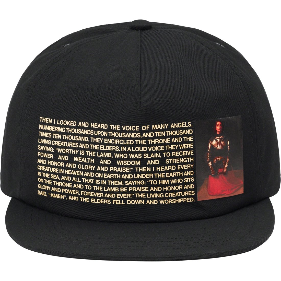 Details on Joan of Arc 5-Panel Black from spring summer
                                                    2023 (Price is $48)