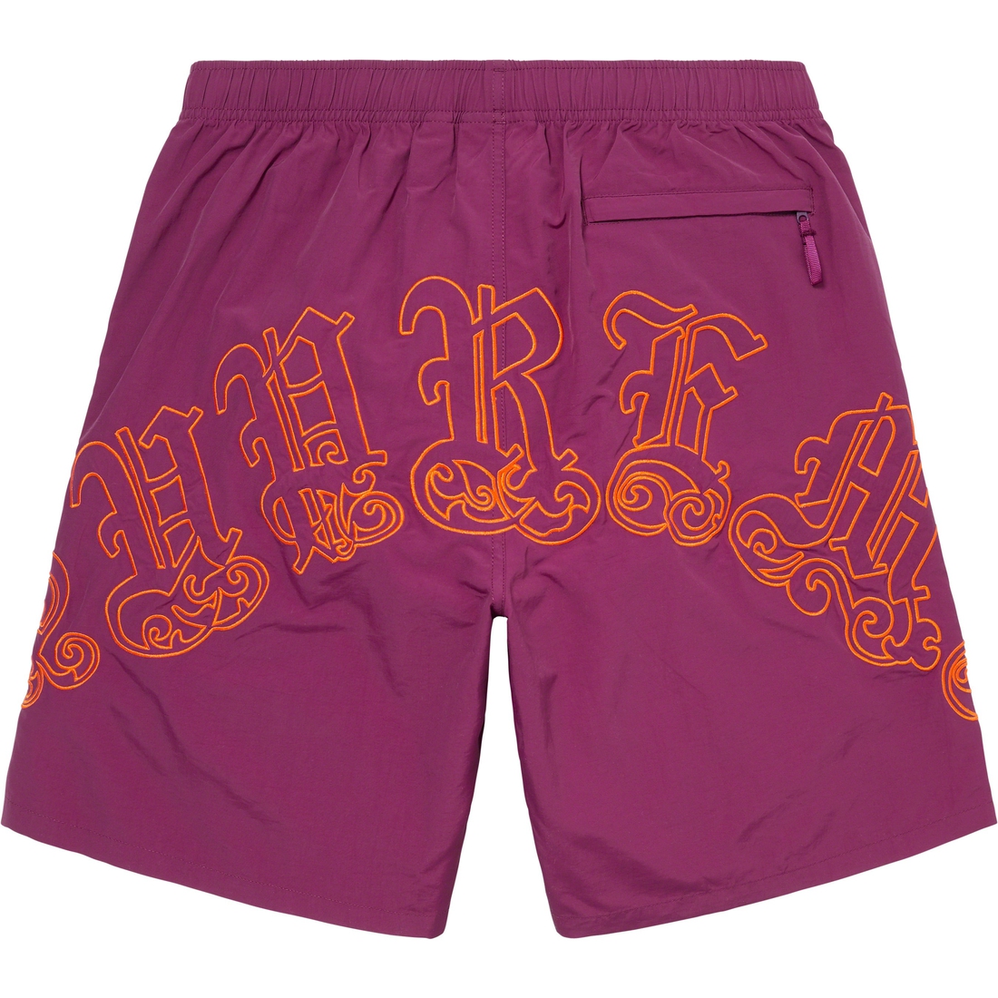 Details on Old English Nylon Short Plum from spring summer
                                                    2023 (Price is $110)