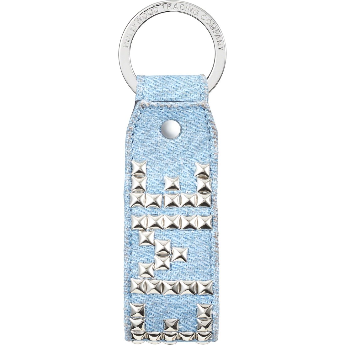 Details on Supreme Hollywood Trading Company Studded Keychain Denim from spring summer
                                                    2023 (Price is $68)