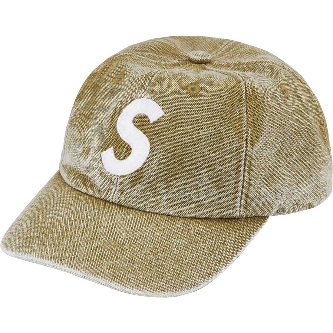 Details on Pigment Canvas S Logo 6-Panel Olive from spring summer
                                                    2023 (Price is $48)