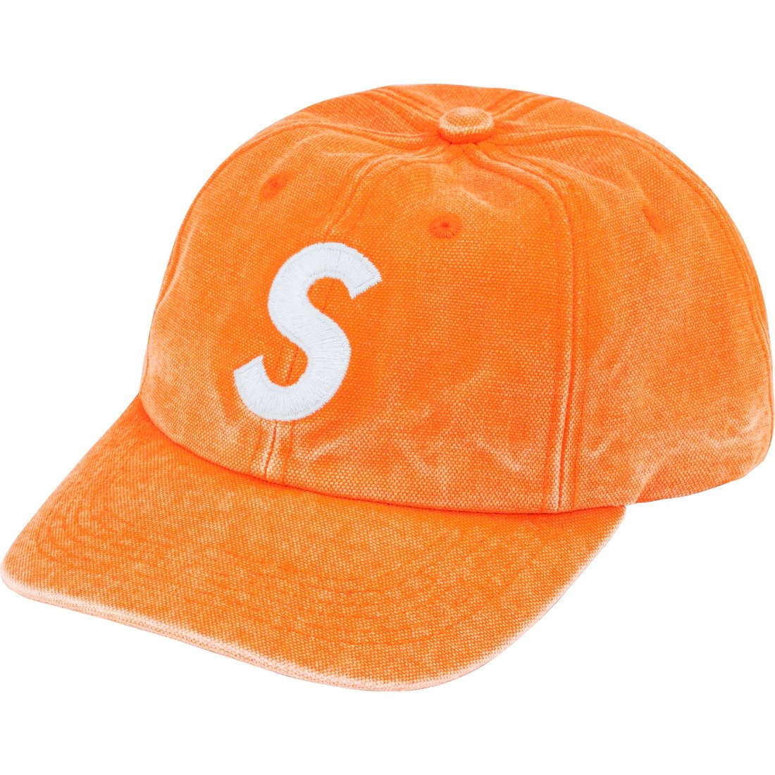 Details on Pigment Canvas S Logo 6-Panel Orange from spring summer
                                                    2023 (Price is $48)