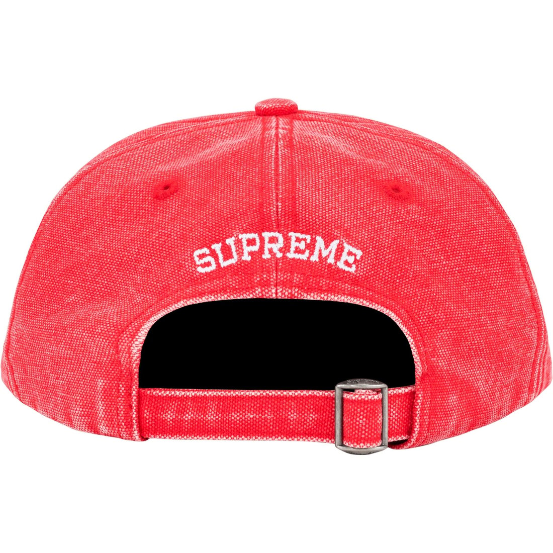 Details on Pigment Canvas S Logo 6-Panel Red from spring summer
                                                    2023 (Price is $48)