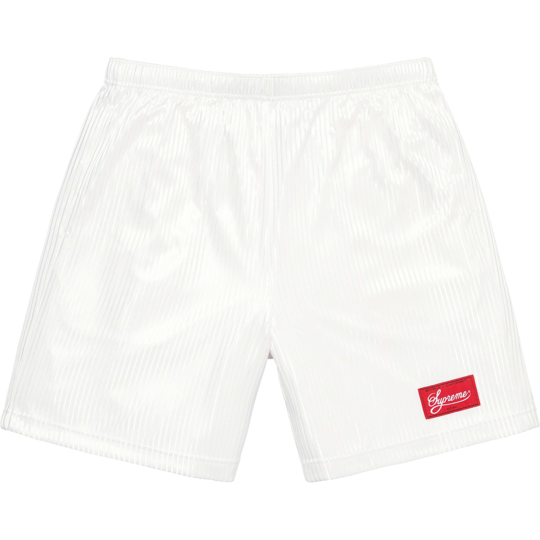 Details on Gradient Mesh Stripe Baggy Short White from spring summer
                                                    2023 (Price is $98)