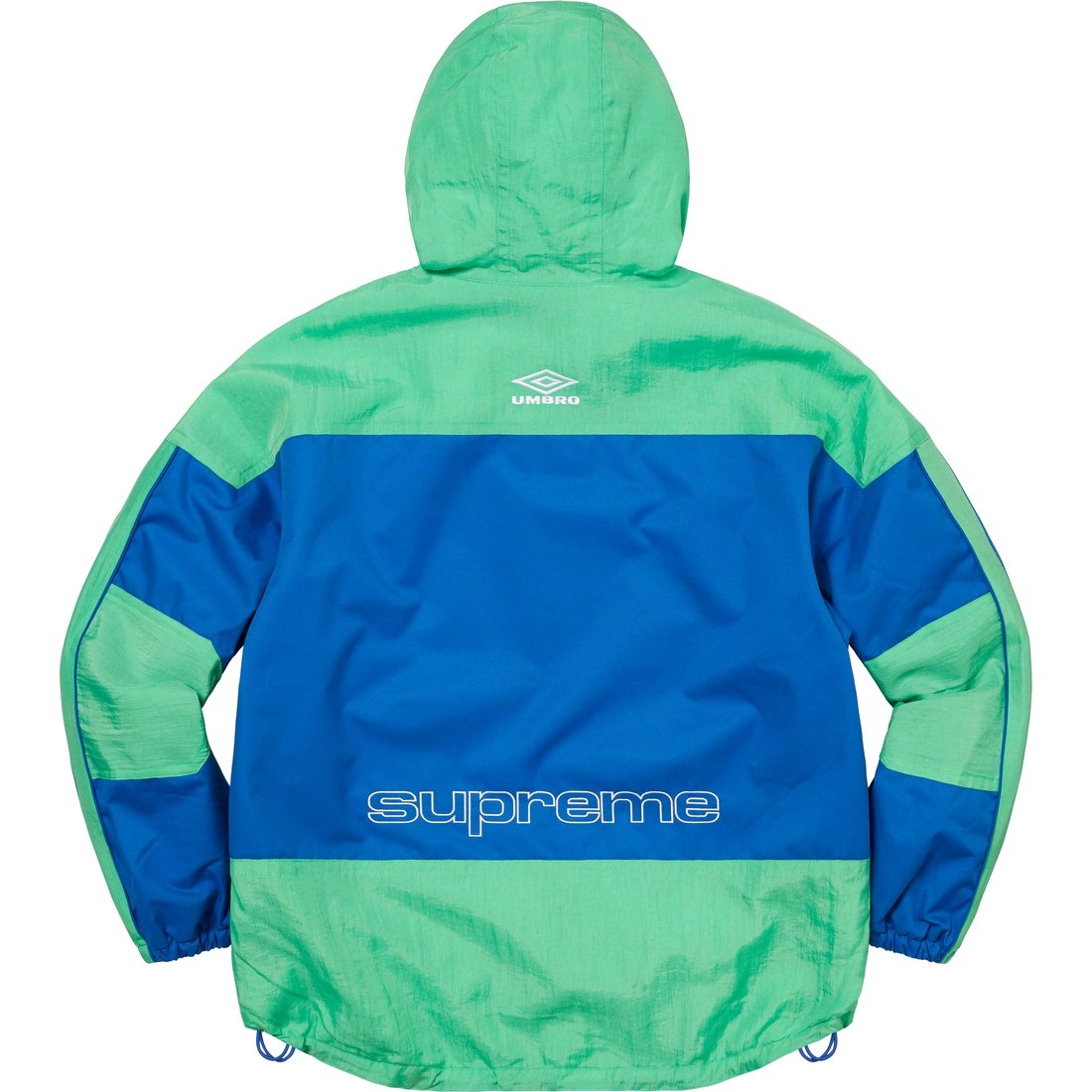 Details on Supreme Umbro Hooded Anorak Royal from spring summer
                                                    2023 (Price is $238)