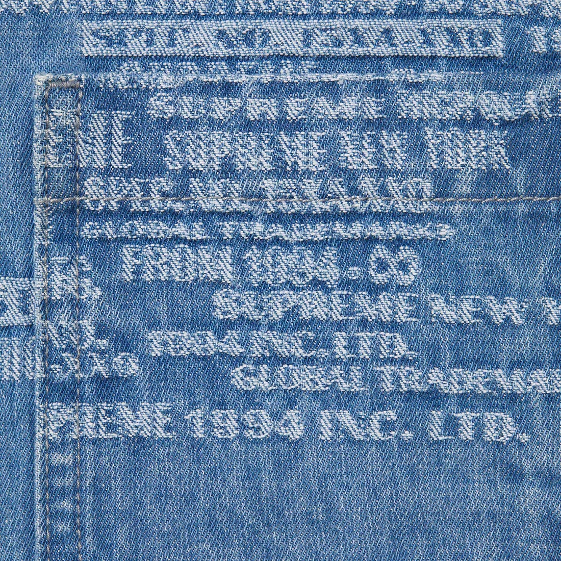 Details on Trademark Jacquard Denim Shirt Washed Blue from spring summer 2023 (Price is $148)