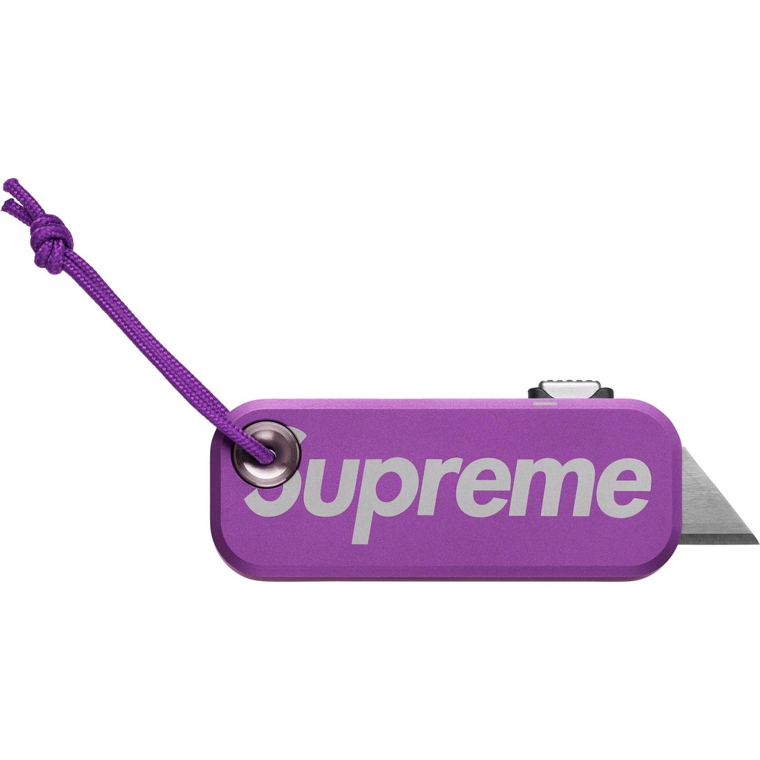 Details on Supreme James Brand Palmer Utility Knife Purple from spring summer 2023 (Price is $78)