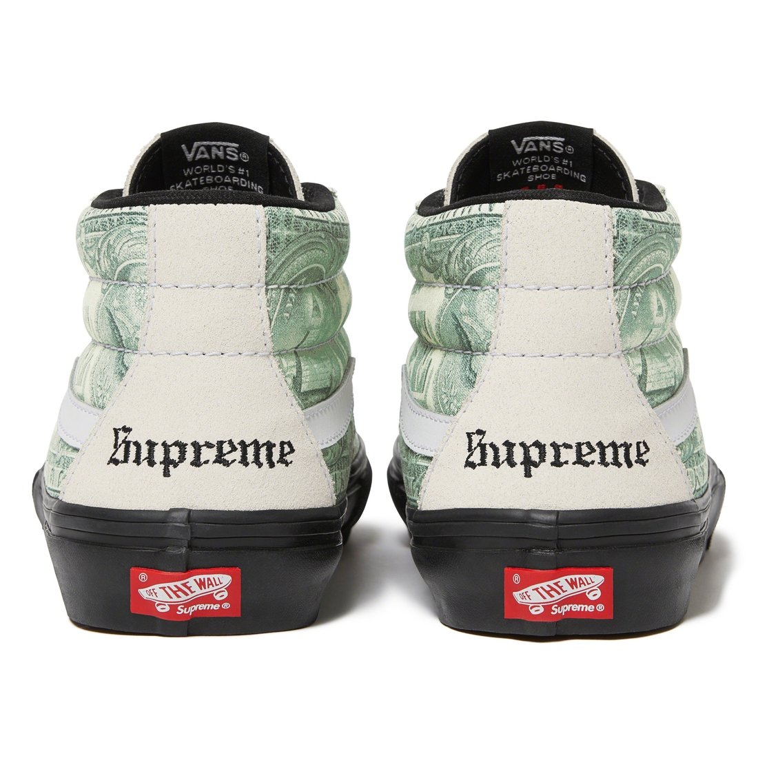 Details on Supreme  Vans Dollar Skate Grosso Mid White from spring summer
                                                    2023 (Price is $110)