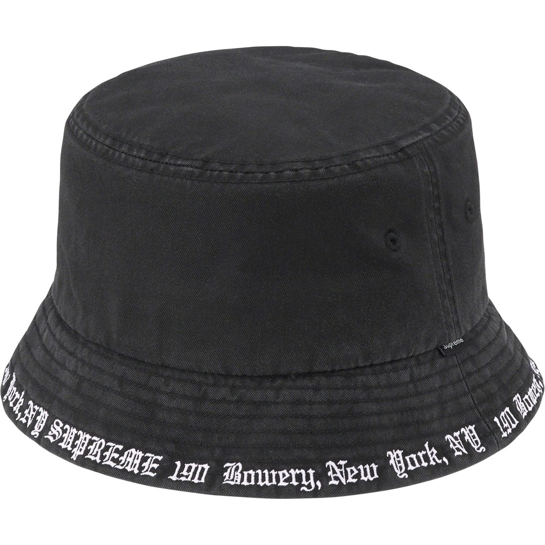 Details on Embroidered Brim Crusher Black from spring summer
                                                    2023 (Price is $58)