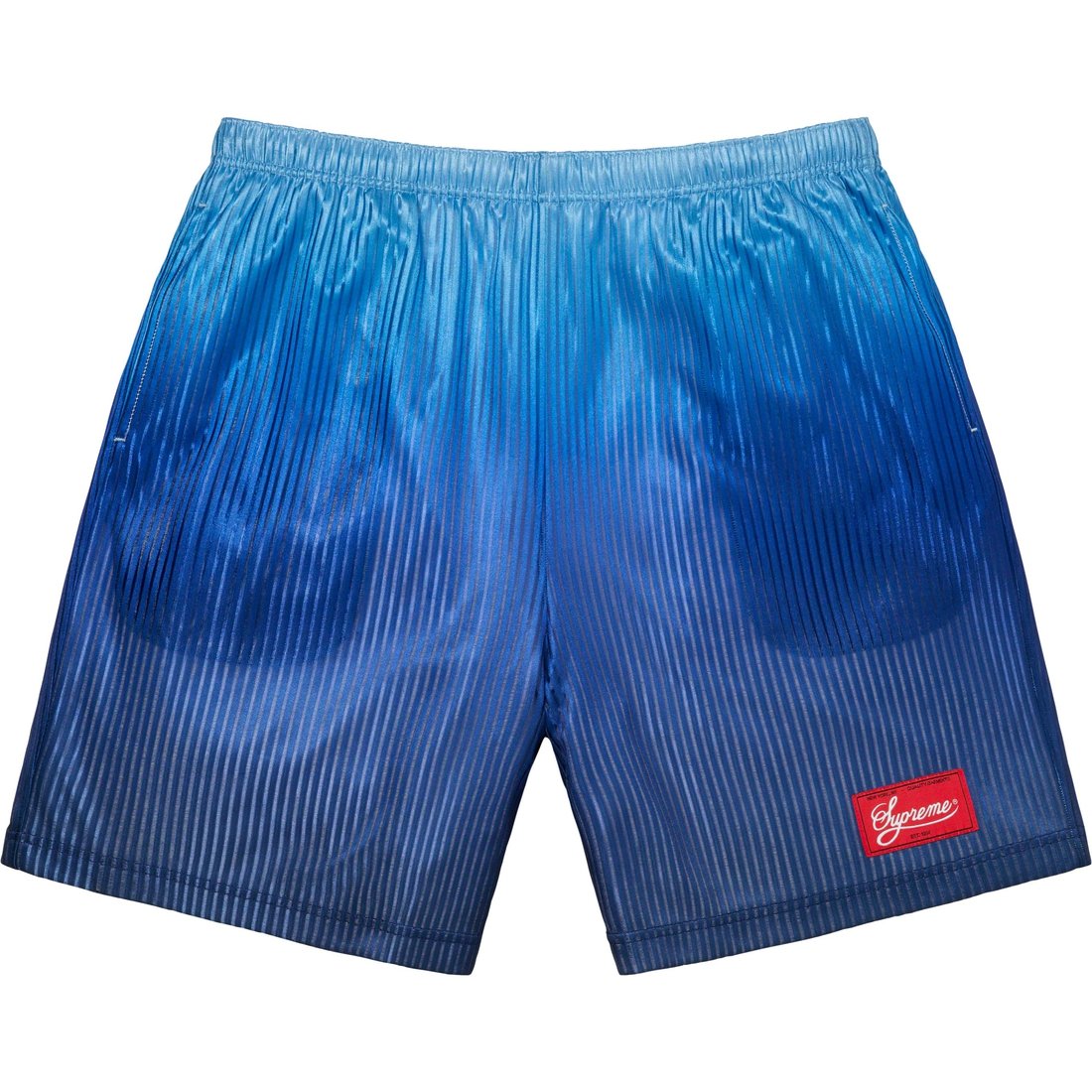 Details on Gradient Mesh Stripe Baggy Short Royal from spring summer
                                                    2023 (Price is $98)
