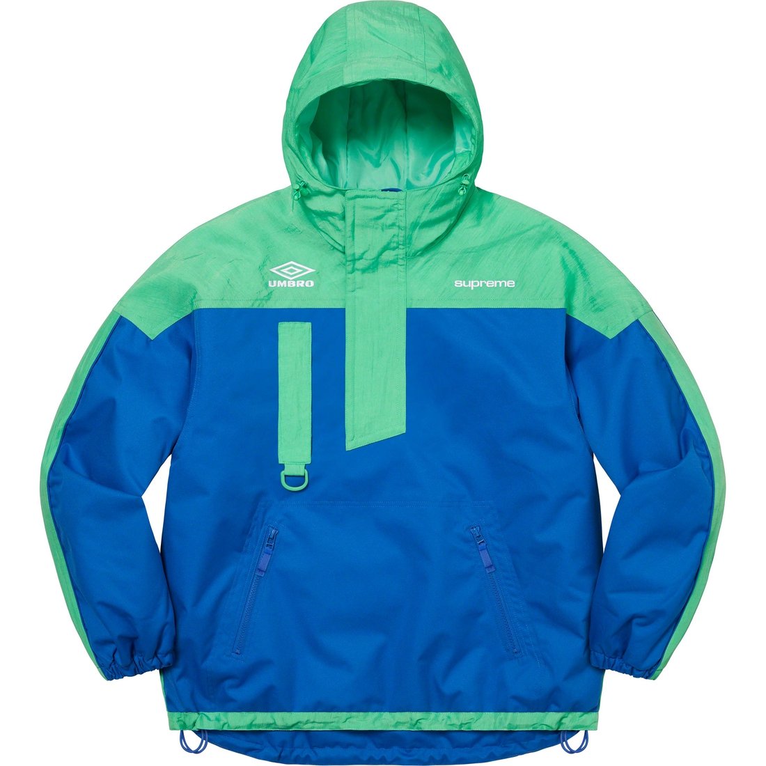 Details on Supreme Umbro Hooded Anorak Royal from spring summer
                                                    2023 (Price is $238)