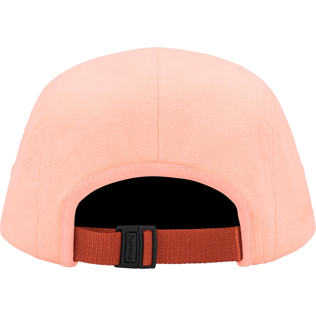Details on Suede Visor Camp Cap Peach from spring summer
                                                    2023 (Price is $58)