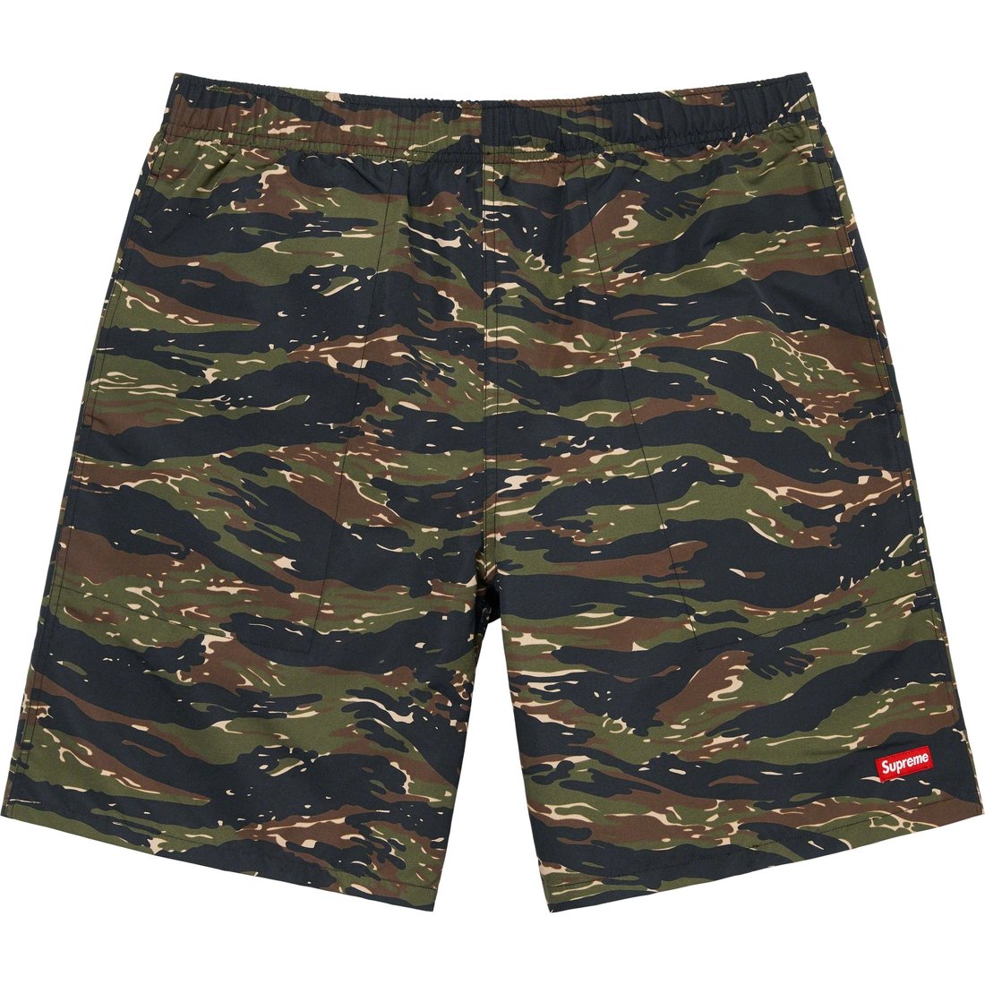 Details on Nylon Water Short Tiger Camo from spring summer 2023 (Price is $110)