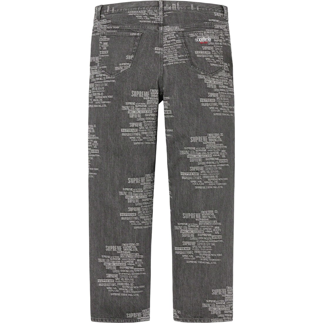 Details on Trademark Jacquard Baggy Jean Washed Black from spring summer
                                                    2023 (Price is $188)