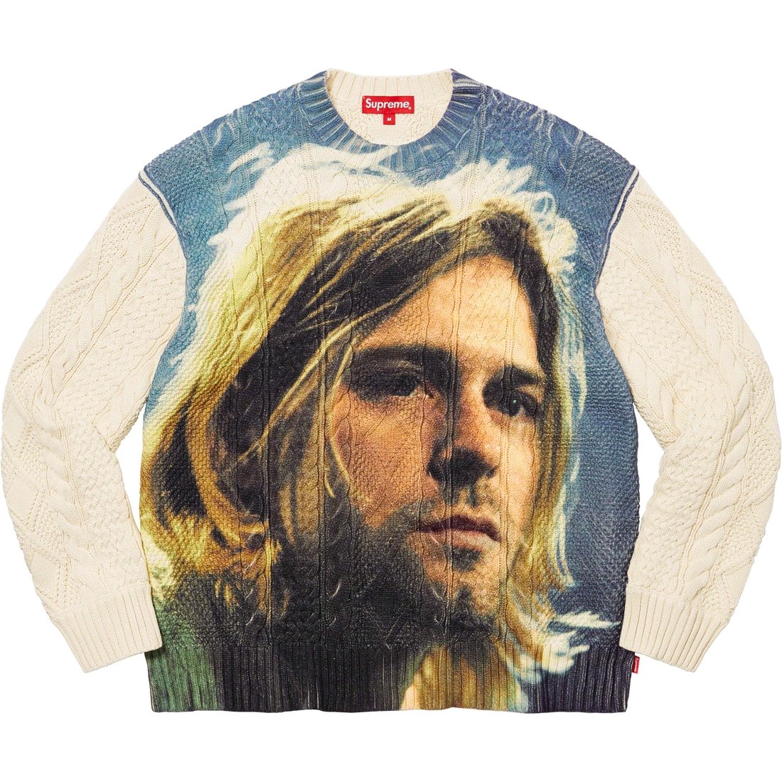 Details on Kurt Cobain Sweater White from spring summer 2023 (Price is $188)