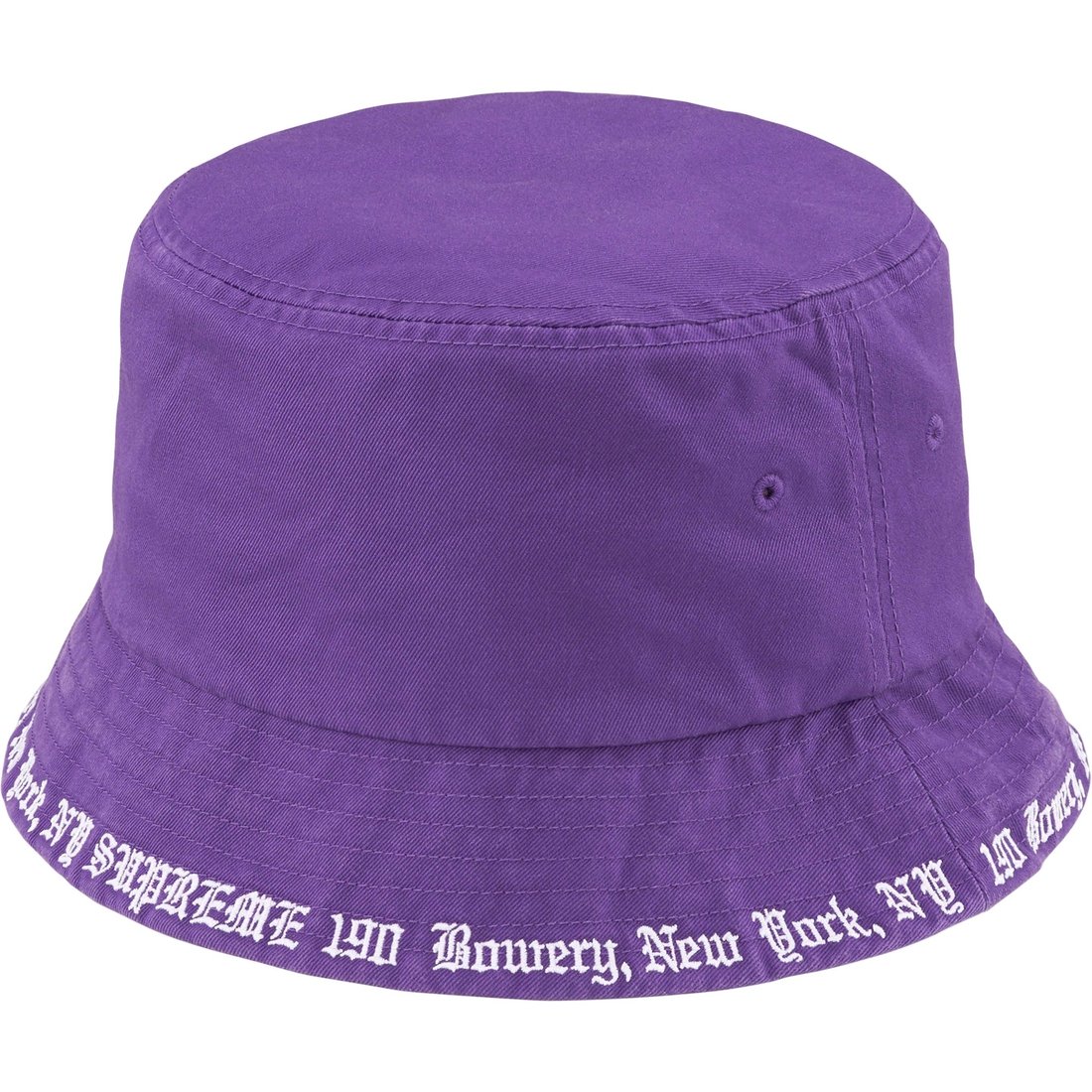 Supreme Embroidered Brim Crusher (SS23) - Purple - $58