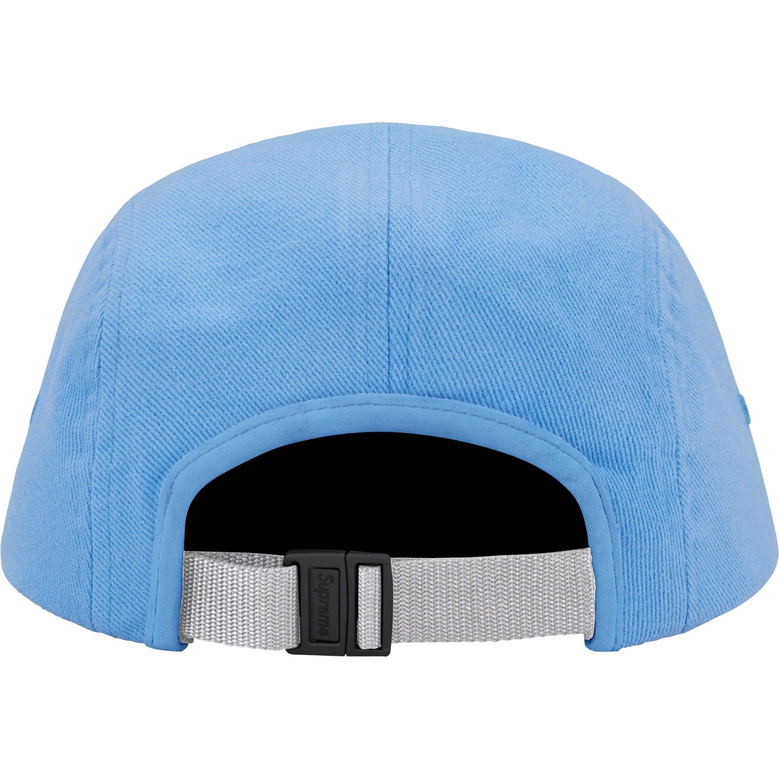 Supreme Suede Visor Camp Cap (SS23) - Light Blue - $58
