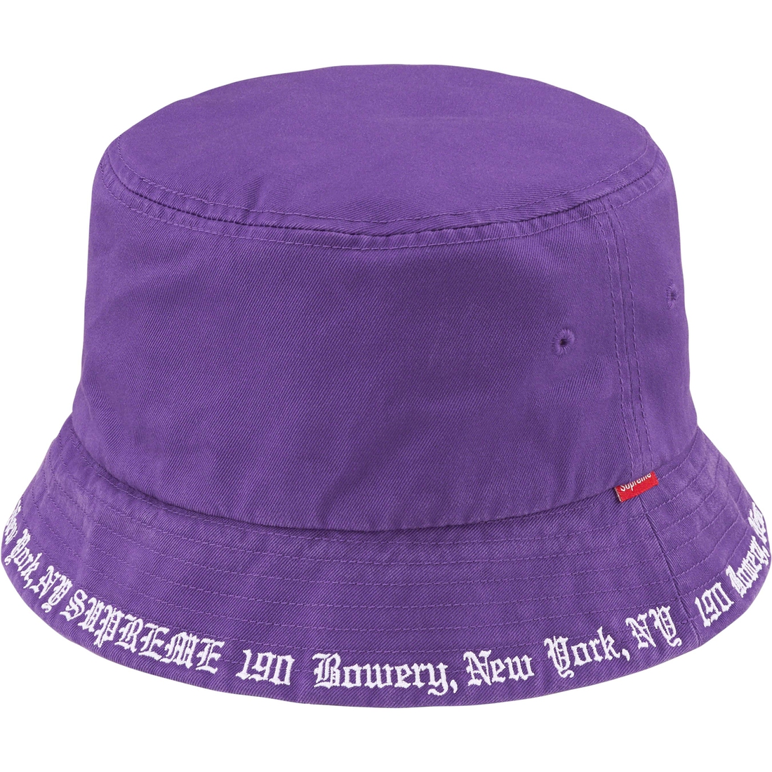 Details on Embroidered Brim Crusher Purple from spring summer 2023 (Price is $58)