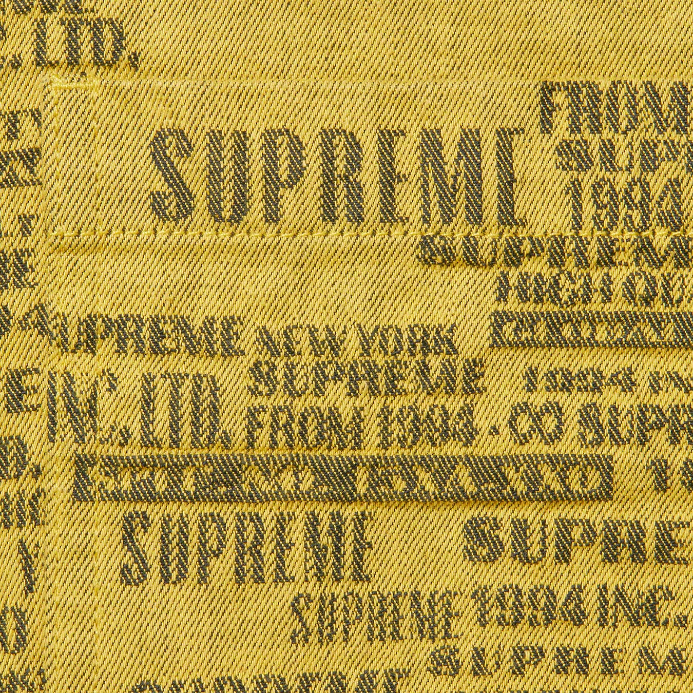 Trademark Jacquard Denim Shirt - spring summer 2023 - Supreme