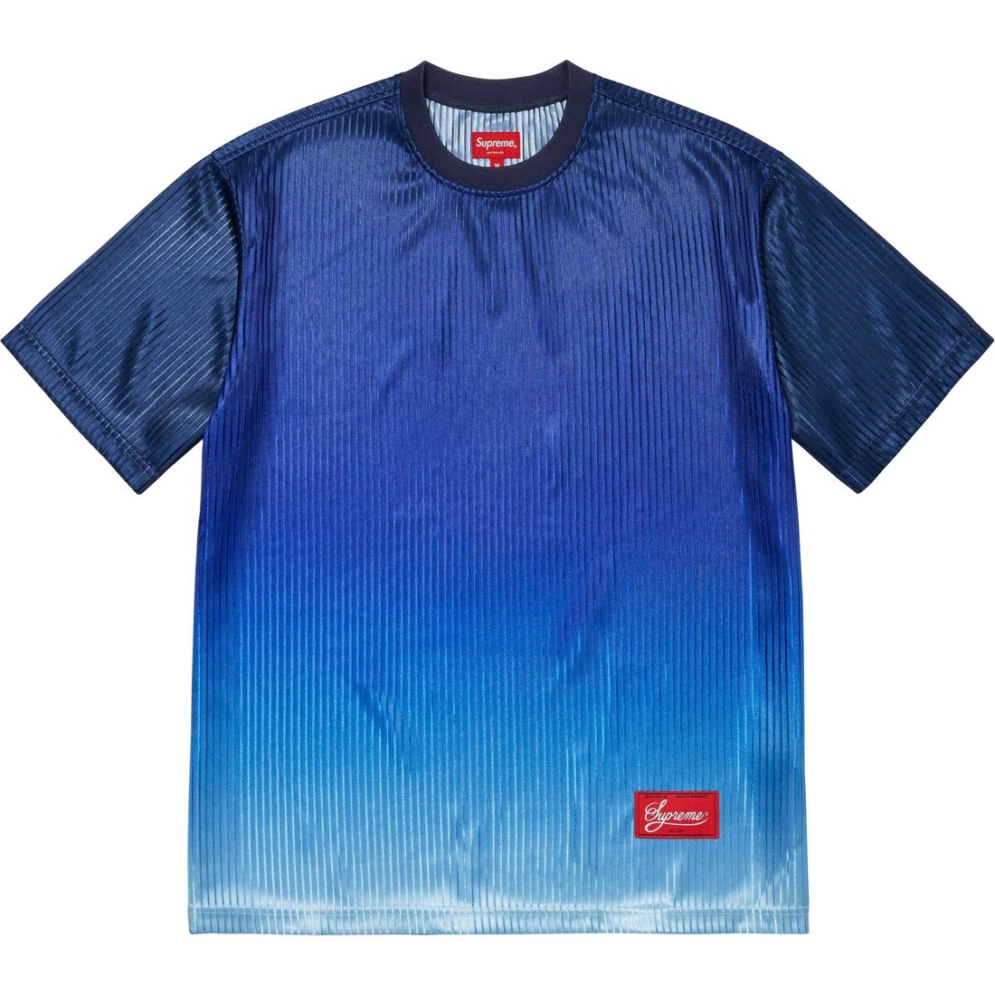 Details on Gradient Mesh Stripe Jersey Royal from spring summer
                                                    2023 (Price is $98)