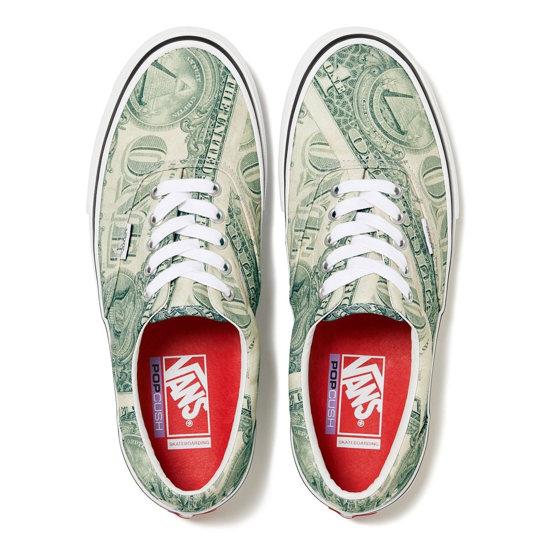 Details on Supreme  Vans Dollar Era Green from spring summer
                                                    2023 (Price is $98)