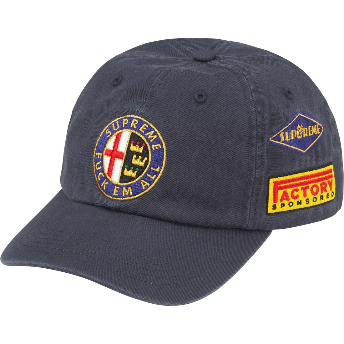 Details on Racing 6-Panel Navy from spring summer 2023 (Price is $54)