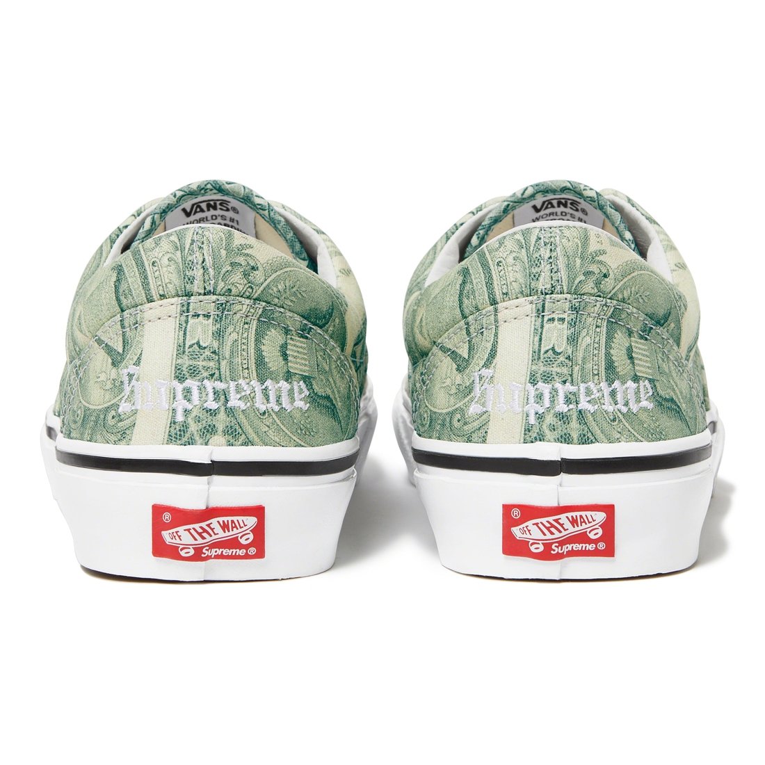 Details on Supreme  Vans Dollar Era Green from spring summer
                                                    2023 (Price is $98)