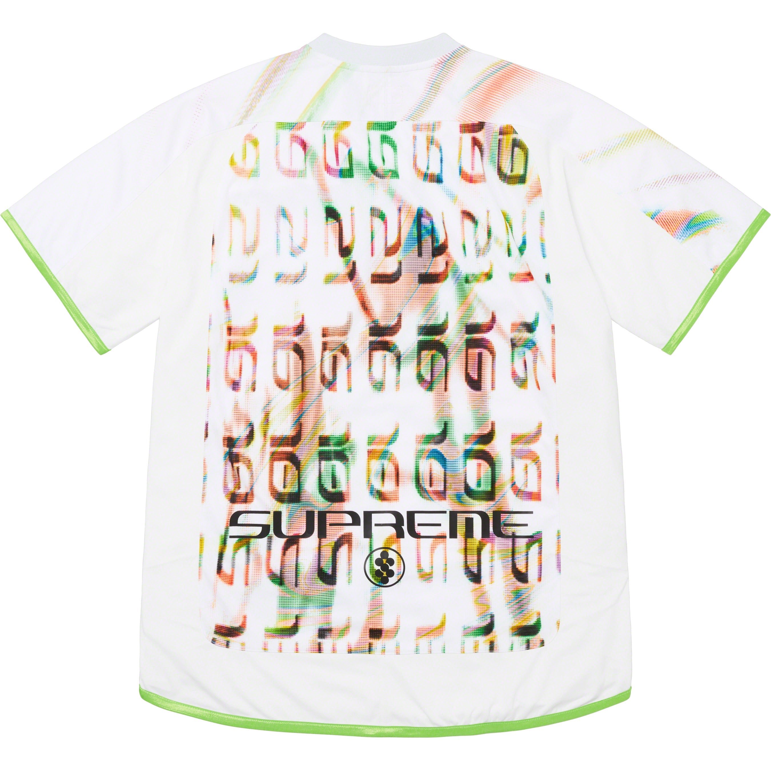 Supreme white jersey shirt in 2023