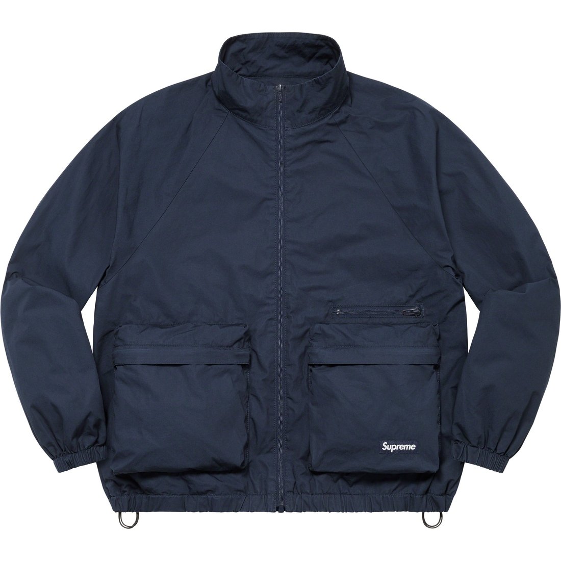 Details on Raglan Utility Jacket Navy from spring summer
                                                    2023 (Price is $188)