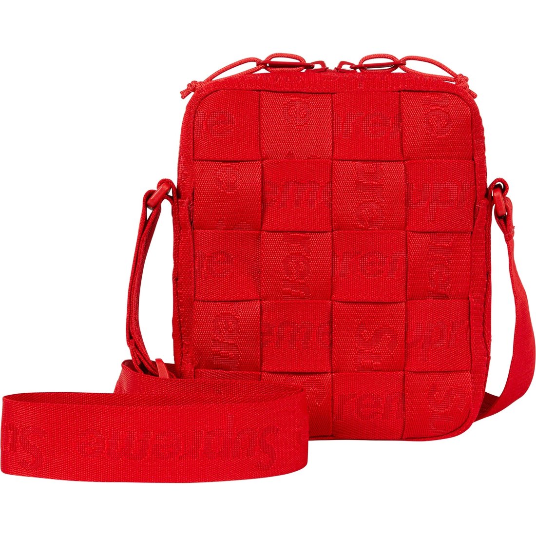 Details on Woven Shoulder Bag Red from spring summer
                                                    2023 (Price is $78)