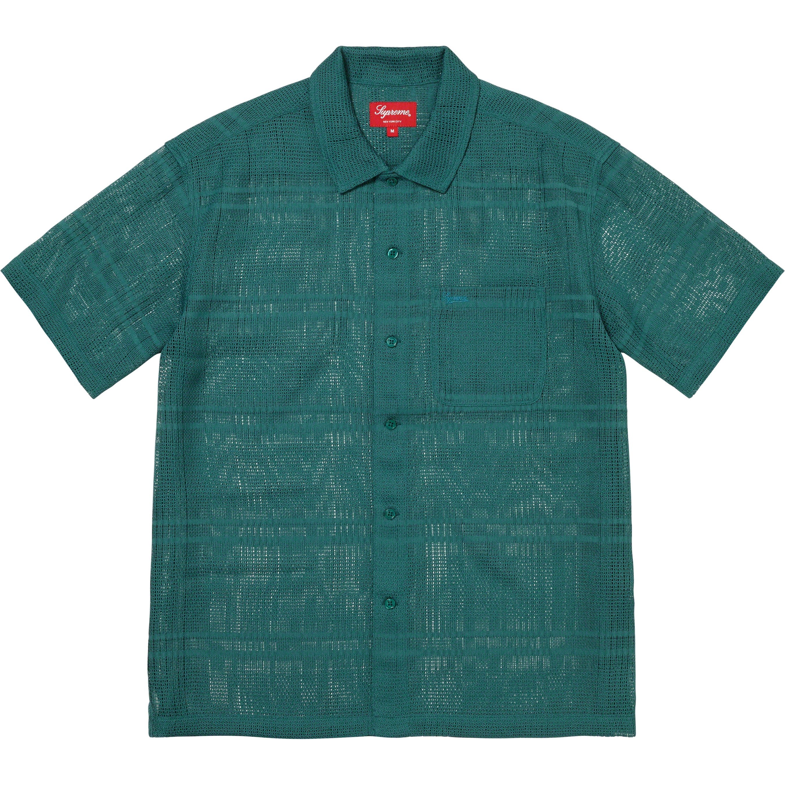 Mesh Stripe S S Shirt - spring summer 2023 - Supreme