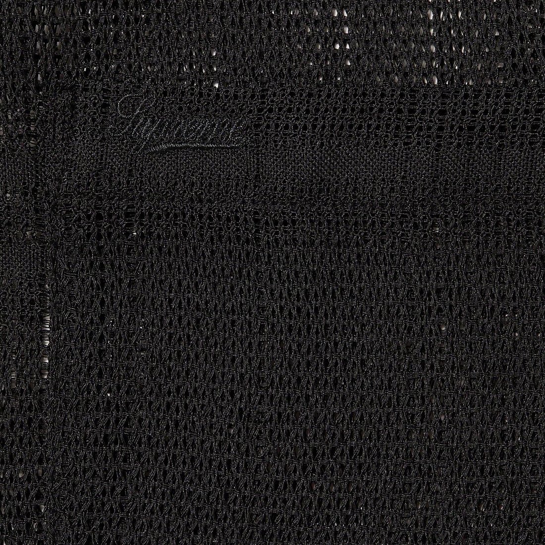 Details on Mesh Stripe S S Shirt Black from spring summer
                                                    2023 (Price is $138)