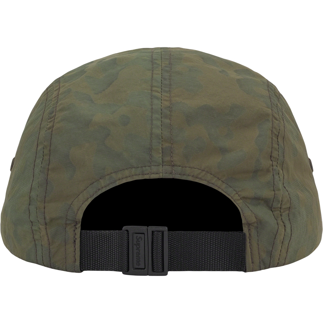 Details on Overdyed Camo Nylon Camp Cap Green from spring summer
                                                    2023 (Price is $54)
