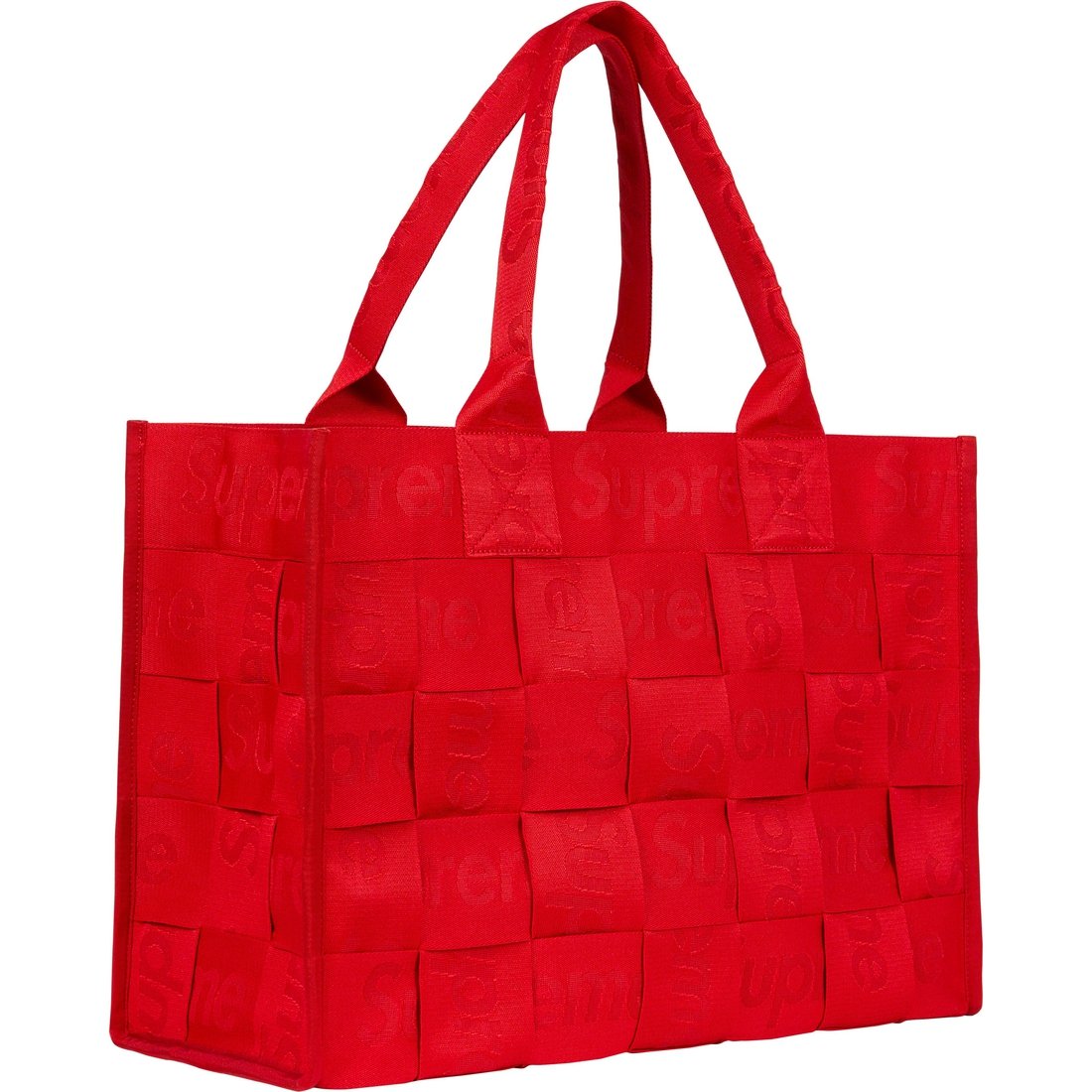 Details on Woven Large Tote Red from spring summer
                                                    2023 (Price is $168)