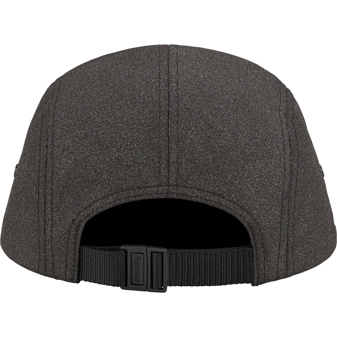 Supreme Glitter Cordura Camp Cap (SS23) - Black - $54