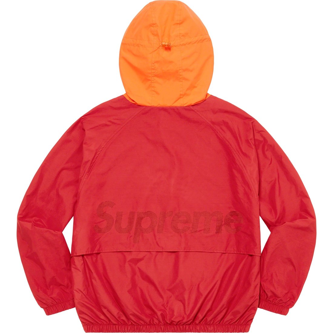 Details on Lightweight Nylon Hooded Jacket Red from spring summer
                                                    2023 (Price is $178)