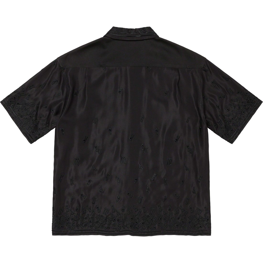 Details on Nouveau Embroidered S S Shirt Black from spring summer
                                                    2023 (Price is $168)