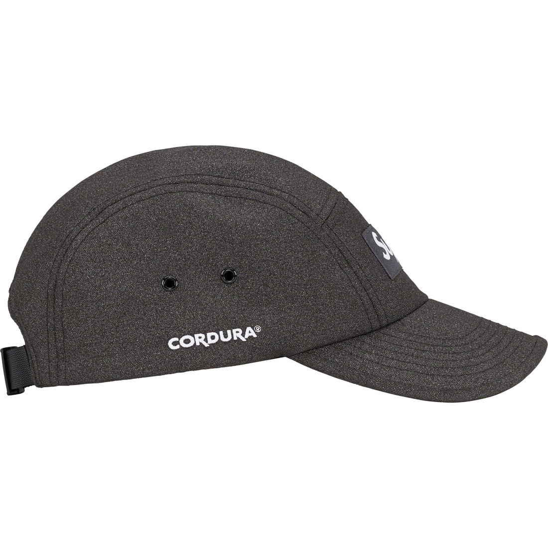 Details on Glitter Cordura Camp Cap Black from spring summer
                                                    2023 (Price is $54)