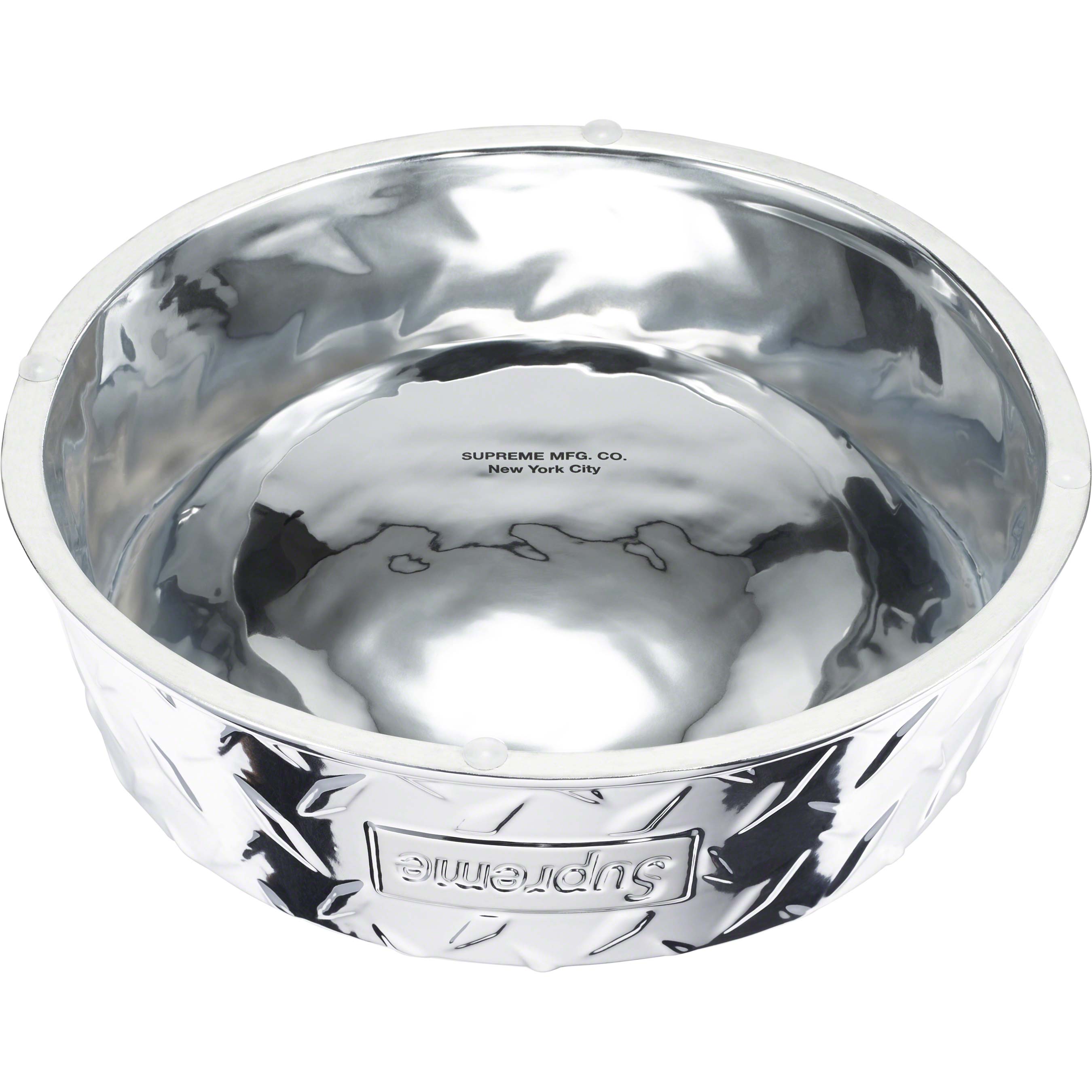 Diamond Plate Dog Bowl - spring summer 2023 - Supreme