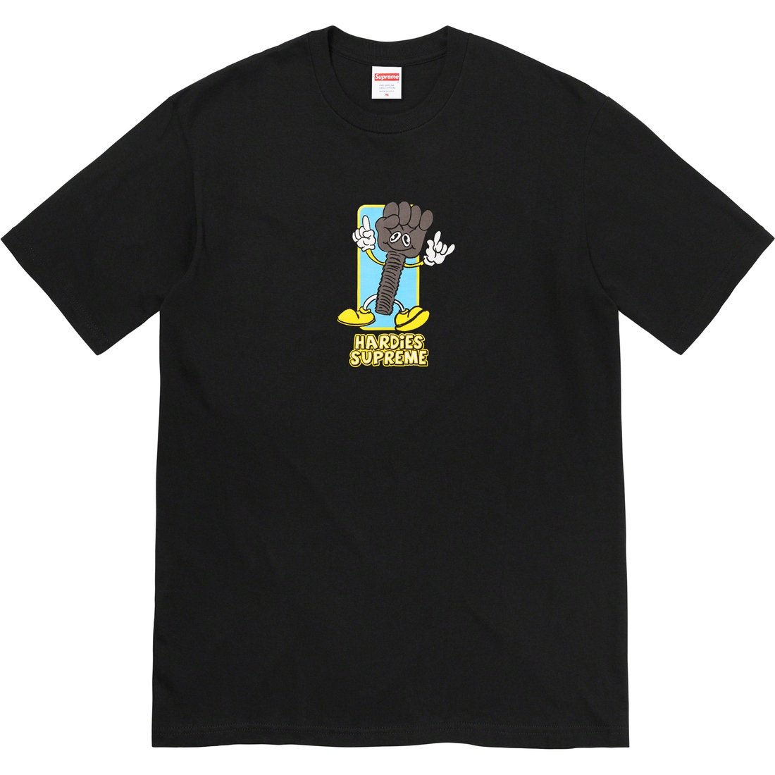 Details on Supreme Hardies Bolt Tee Black from spring summer
                                                    2023 (Price is $44)