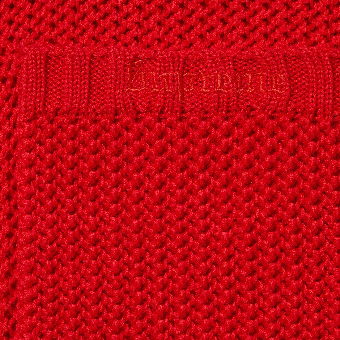 Supreme Dragon Zip Up Sweater Vest (SS23) - Red - $138